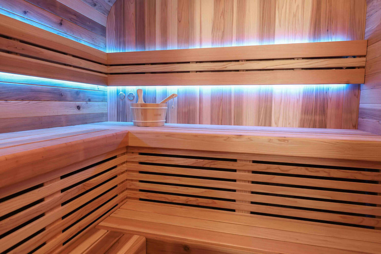 Kiva Ritual Outdoor Traditional Finnish Sauna & Energise Ice Bath with 1hp Chiller