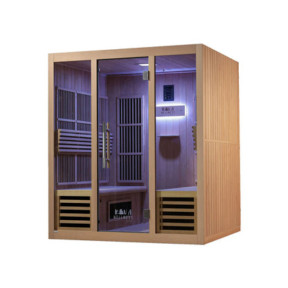 ‍Kiva Rise Far-Infrared Sauna 4 Person