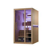 2 Person Traditional Double Tier Finnish Sauna
