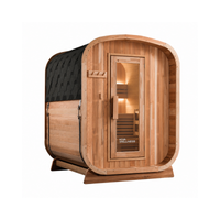 Kiva Ritual™ 2-3 Person Outdoor Traditional Finnish Sauna - 6kW Heater