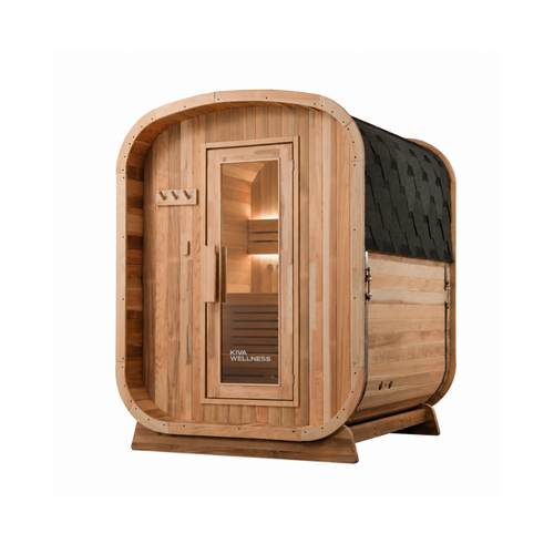Kiva Ritual™ 2-3 Person Outdoor Traditional Finnish Sauna - 6kW Heater
