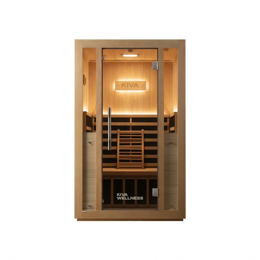 ‍Kiva Radiance™ Pro 2 Person Full Spectrum Infrared Sauna – Smart WiFi Control