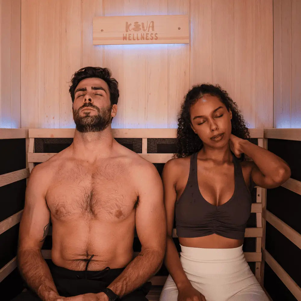 ‍Kiva Radiance 2 Person Full Spectrum Sauna & Käldr Ice Bath with 1hp Chiller
