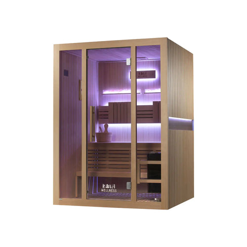 4 Person Traditional Double Tier Finnish Sauna