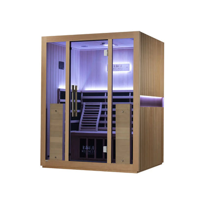 ‍Kiva Radiance 3 Person Full Spectrum Infrared Sauna
