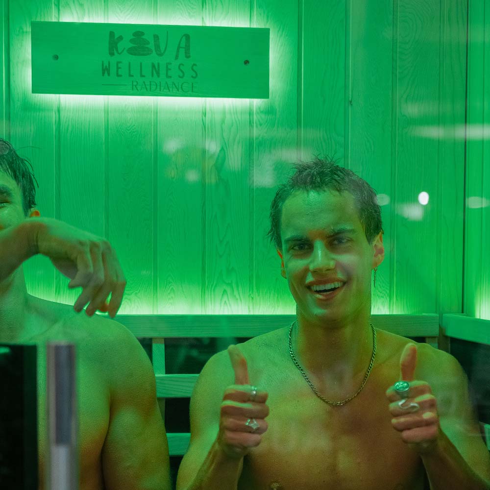 ‍Kiva Radiance 4 Person Commercial Grade Full Spectrum Infrared Sauna