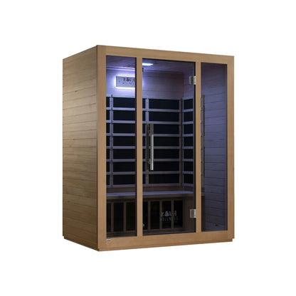‍Kiva Rise 3 Person Infrared Sauna &  Energise v2.0 Ice Bath with 1hp Chiller