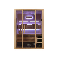 3 Person Traditional Double Tier Finnish Sauna