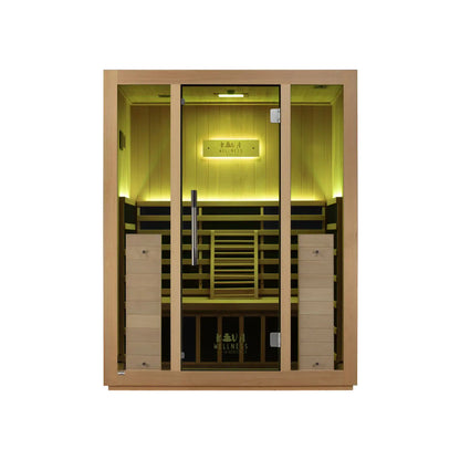 ‍Kiva Radiance 4 Person Full Spectrum Infrared Sauna