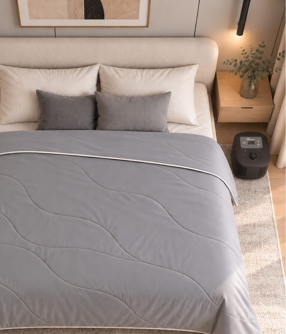 Complete Sleep System | Circadian Sleep Pod® + Grey Cooling Blanket