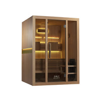 3 Person Traditional Double Tier Finnish Sauna