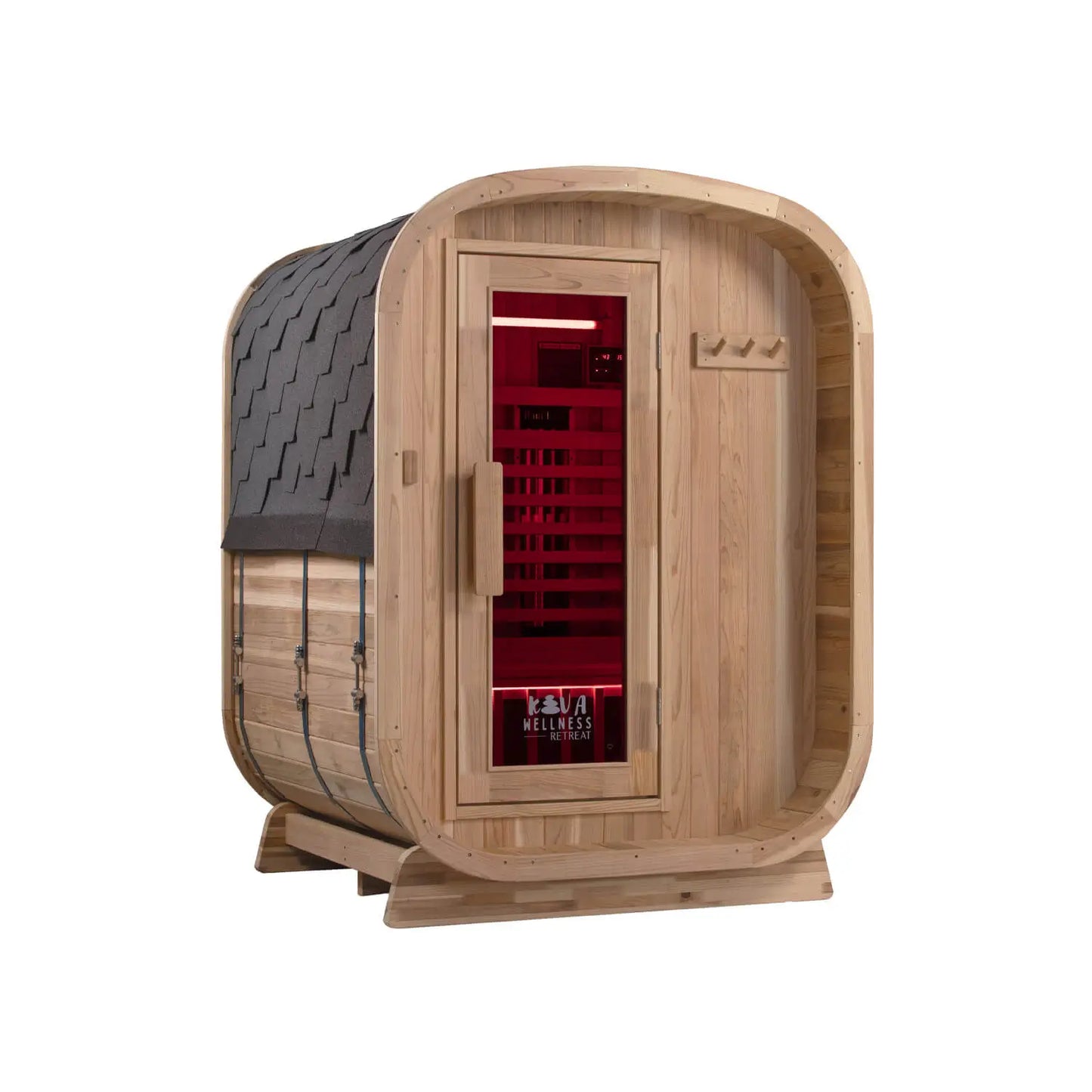 ‍Kiva Retreat Outdoor Full Spectrum Infrared Sauna - 2 to 3 Person