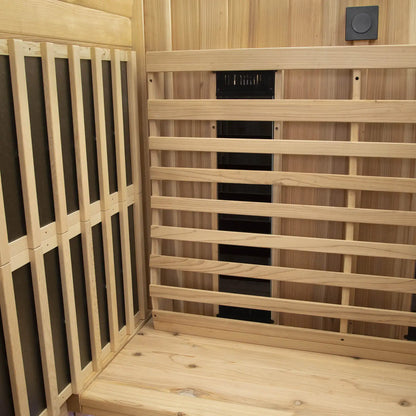 ‍Kiva Retreat Outdoor Full Spectrum Infrared Sauna - 2 to 3 Person