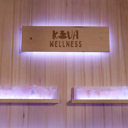 ‍Kiva Reset 3 Person Traditional Double Tier Finnish Sauna - 6kw Heater