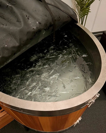 ‍Kiva Ritual Outdoor Traditional Finnish Sauna & v2.0 Energise Ice Bath with 1hp Chiller