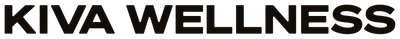 Kiva Wellness logo in black horizontal lettering.