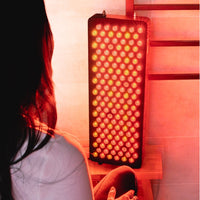 Solace Core Red Light Therapy Panel with Floor Stand & LED Face Mask Bundle