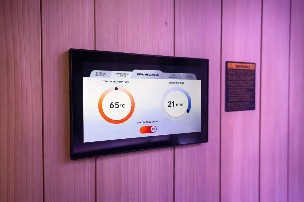 ‍Kiva Radiance™ Pro 2 Person Full Spectrum Infrared Sauna – Smart WiFi Control
