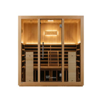 ‍Kiva Radiance™ Pro 4 Person Full Spectrum Infrared Sauna – Smart Wifi Control
