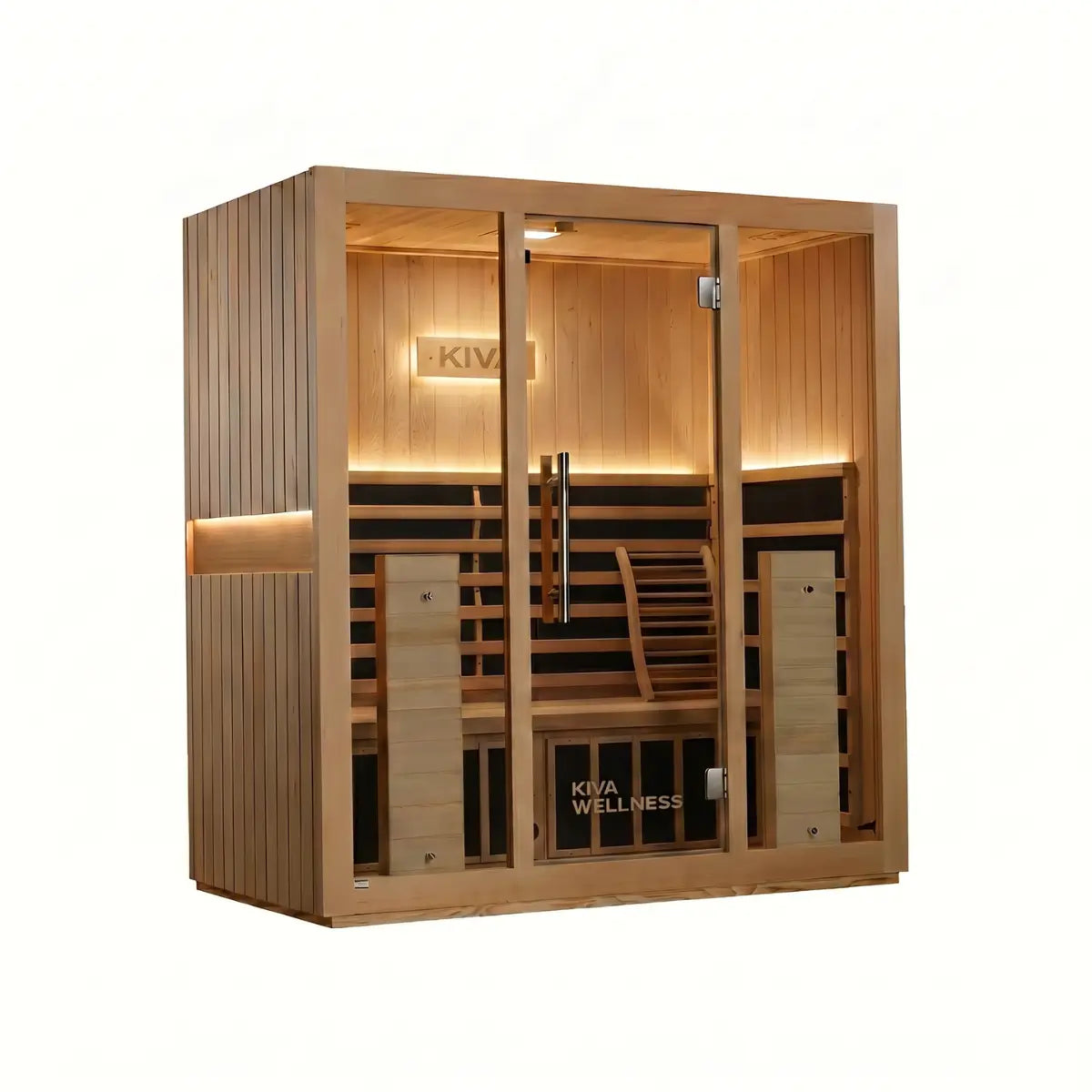 ‍Kiva Radiance™ Pro 4 Person Full Spectrum Infrared Sauna – Smart Wifi Control
