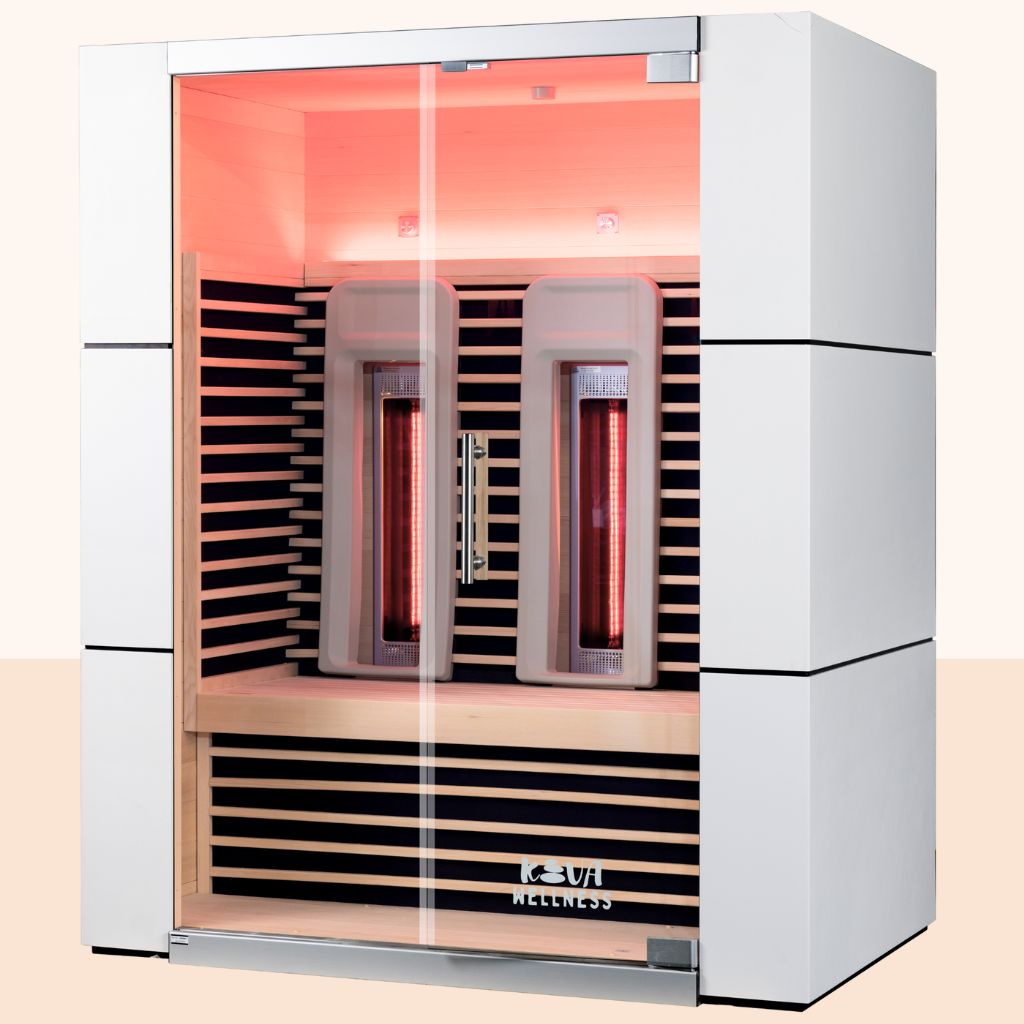 RejuvAir 3 Person Full Spectrum Infrared Sauna (White)