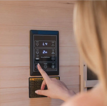‍Kiva Rise Far-Infrared Sauna 4 Person