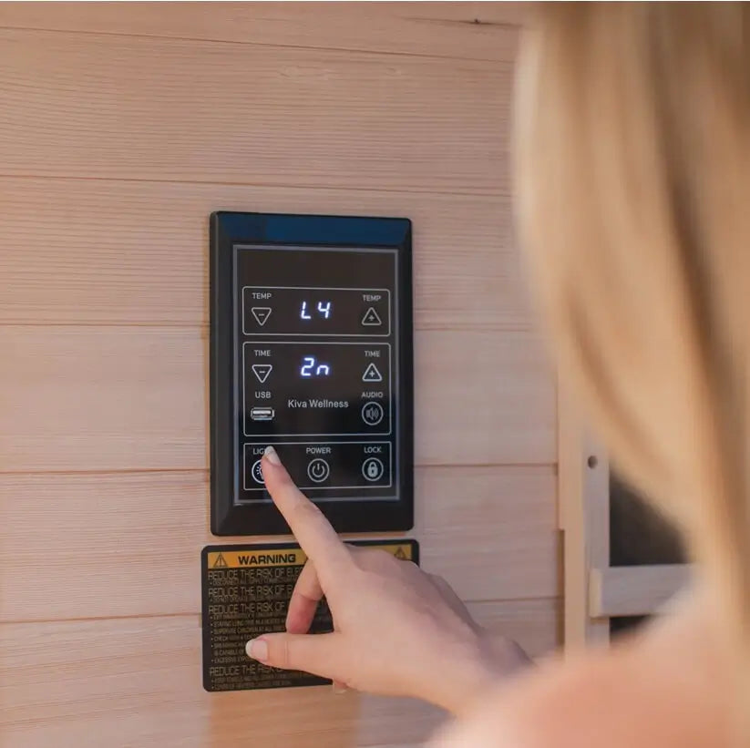 ‍Kiva Rise+ 4 Person Full Spectrum Infrared Sauna