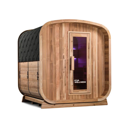 ‍Kiva Ritual Outdoor Traditional Finnish Sauna & v2.0 Energise Ice Bath with 1hp Chiller