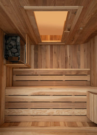 Kiva Ritual™ 2–3 Person Outdoor Traditional Finnish Sauna — 6kW Heater