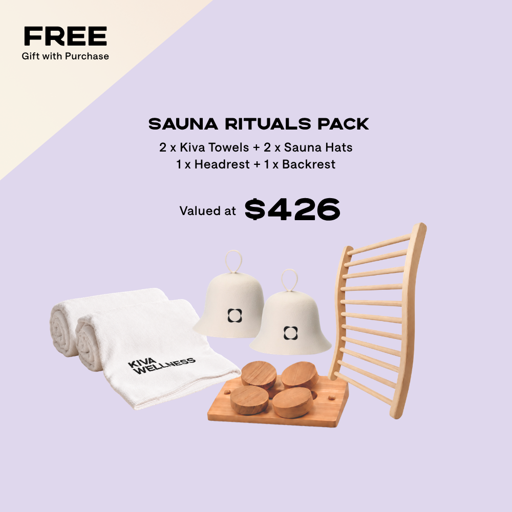 Ritual™ 3 Person Glass Front Outdoor Finnish Sauna