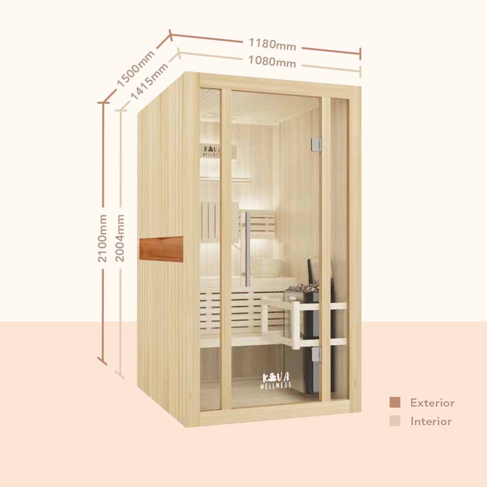 Reset Traditional Sauna 2 Person