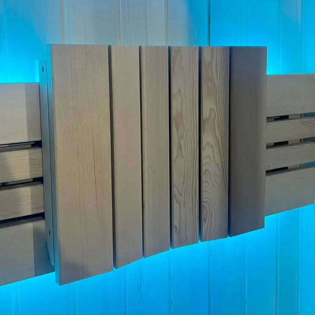 ‍Kiva Reset 3 Person Traditional Double Tier Finnish Sauna - 6kw Heater