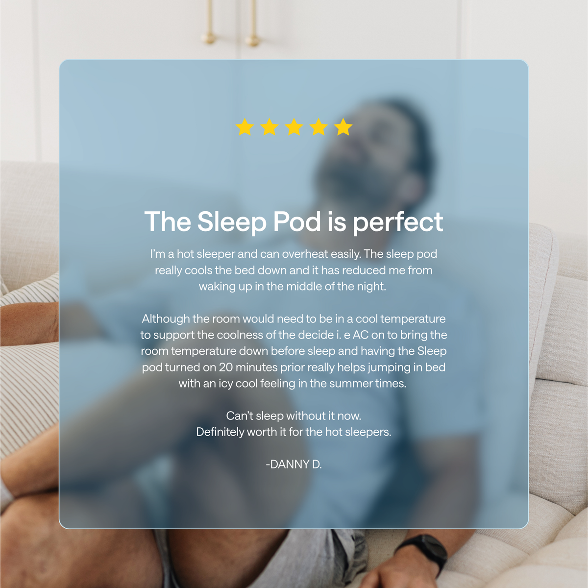Kiva circadian sleep pod's customer review.