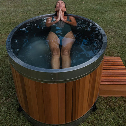 ‍Kiva Radiance™ 2 Person Full Spectrum Sauna & Energise v2.0 Ice Bath with 1hp Chiller
