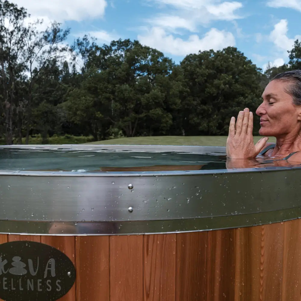 ‍Kiva Radiance™ 2 Person Full Spectrum Sauna & Energise v2.0 Ice Bath with 1hp Chiller