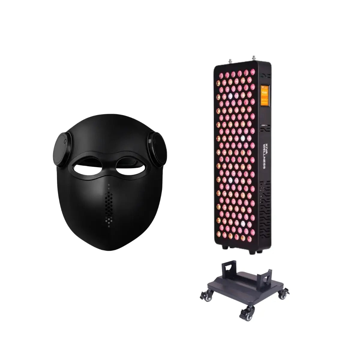 Solace Core Red Light Therapy Panel with Floor Stand & LED Face Mask Bundle