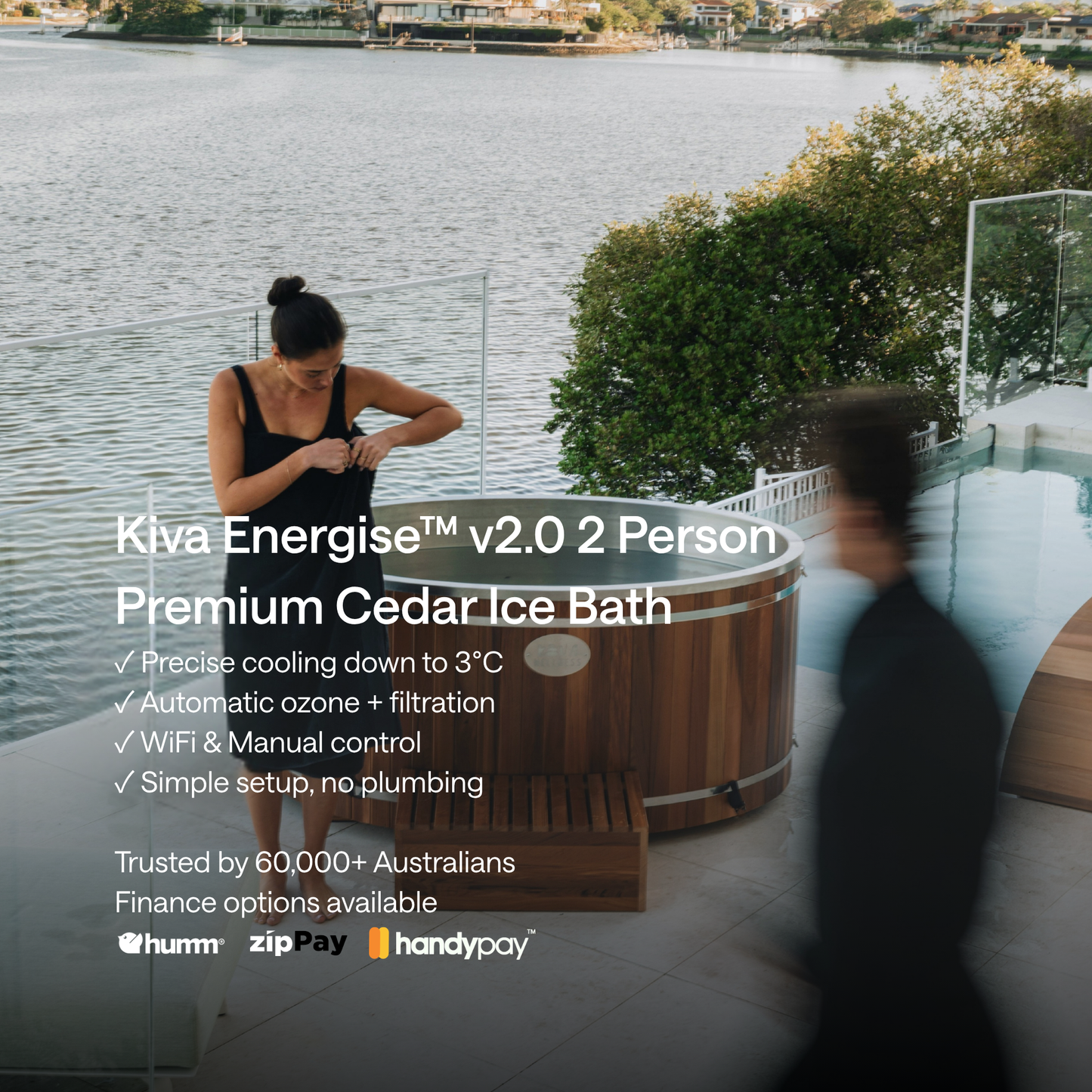 Energise V2.0 Premium Cedar Ice Bath | 2 Person