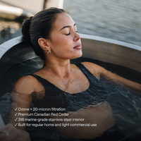 Energise V2.0 Premium Cedar Ice Bath | 2 Person