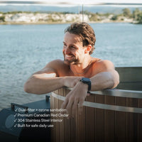 ‍Kiva Energise™ v1.0 Premium Cedar 2 Person Ice Bath