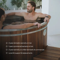 ‍Kiva Energise™ v1.0 Premium Cedar 2 Person Ice Bath