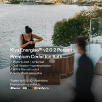 ‍Kiva Energise™ v2.0 Premium Cedar 2 Person Ice Bath