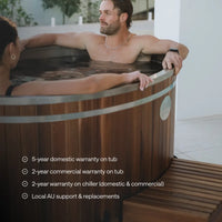 ‍Kiva Energise™ v2.0 Premium Cedar 2 Person Ice Bath