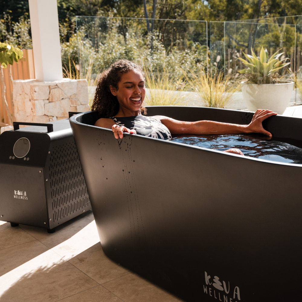 home ice bath and chiller in black