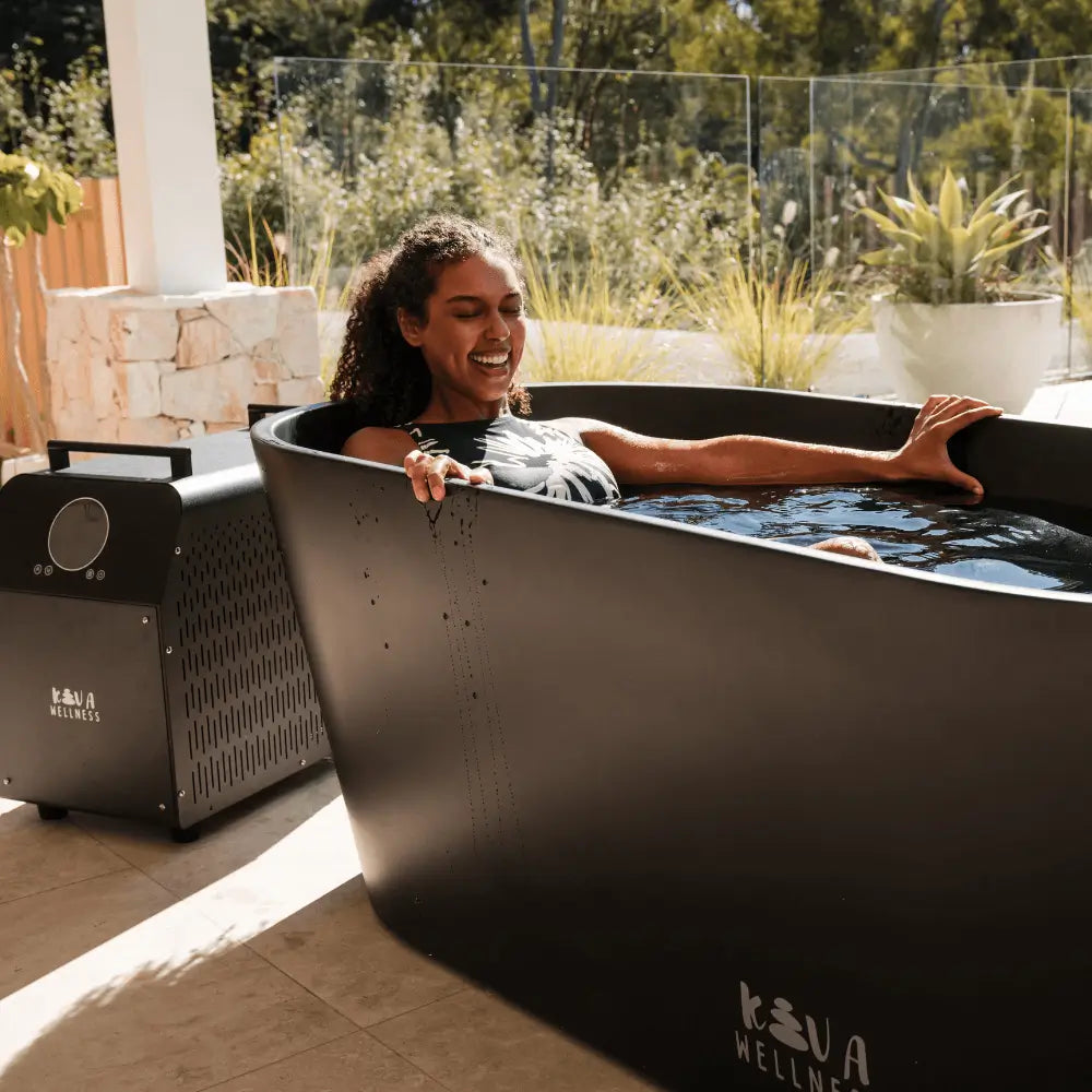 ‍Kiva Radiance 2 Person Full Spectrum Sauna & Käldr Ice Bath with 1hp Chiller
