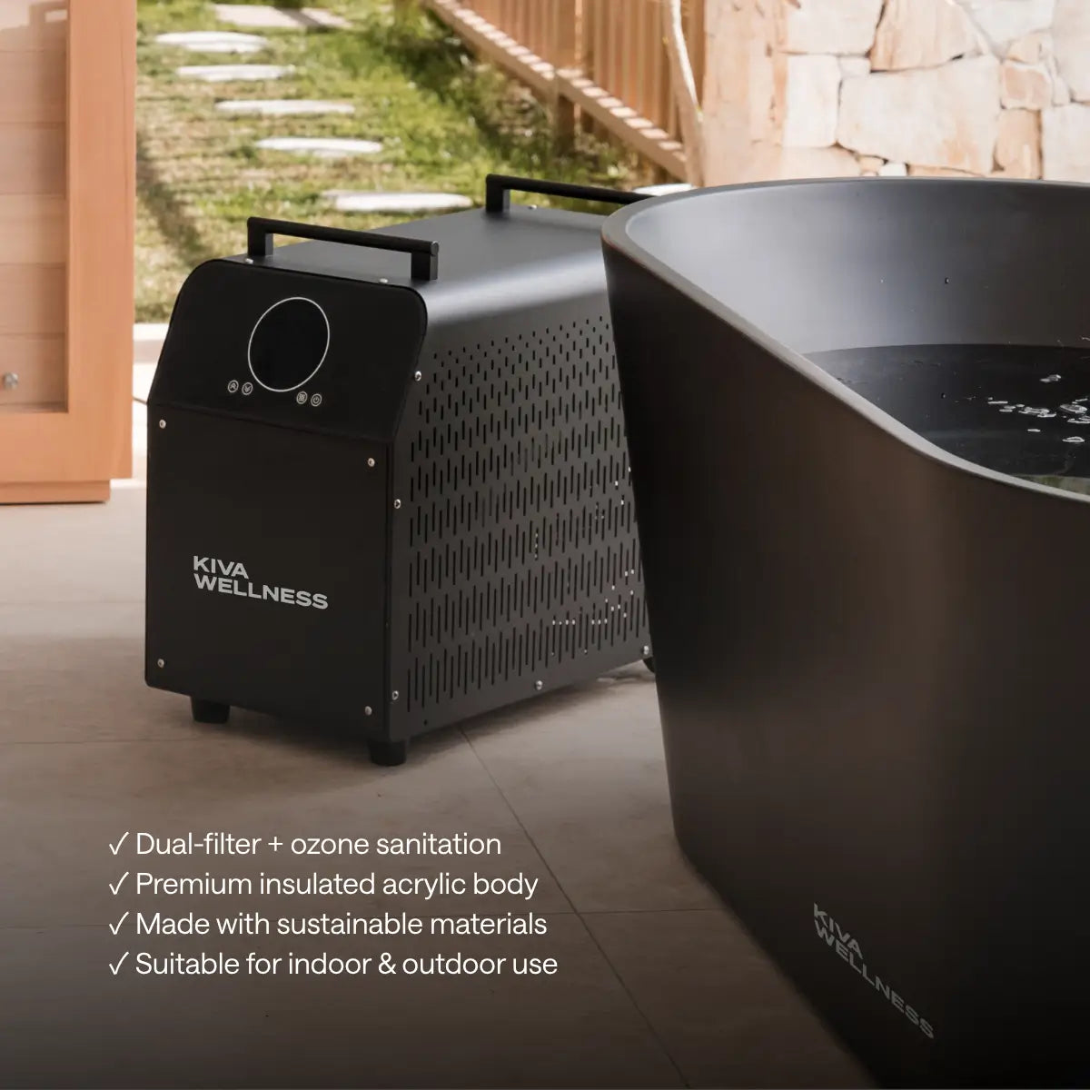 Kiva Käldr Ice Bath — 2HP Chiller (EOFY)