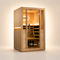 Radiance™ Pro 2 Person Full Spectrum Infrared WiFi Sauna + Red Light Bundle