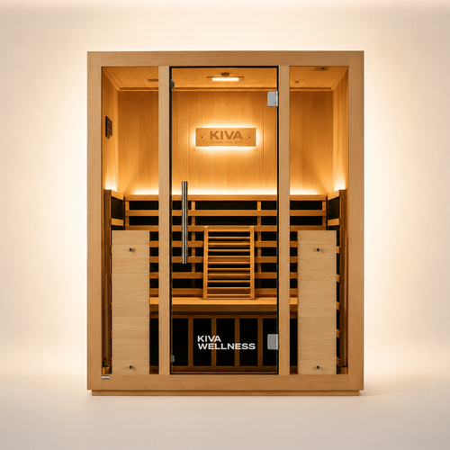 Radiance™ Pro 3 Person Full Spectrum Infrared WiFi Sauna + Red Light Bundle