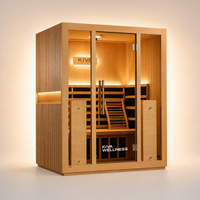 Radiance™ Pro 3 Person Full Spectrum Infrared WiFi Sauna + Red Light Bundle