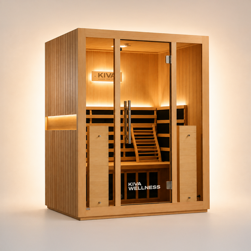 Radiance™ Pro 3 Person Full Spectrum Infrared WiFi Sauna + Red Light Bundle