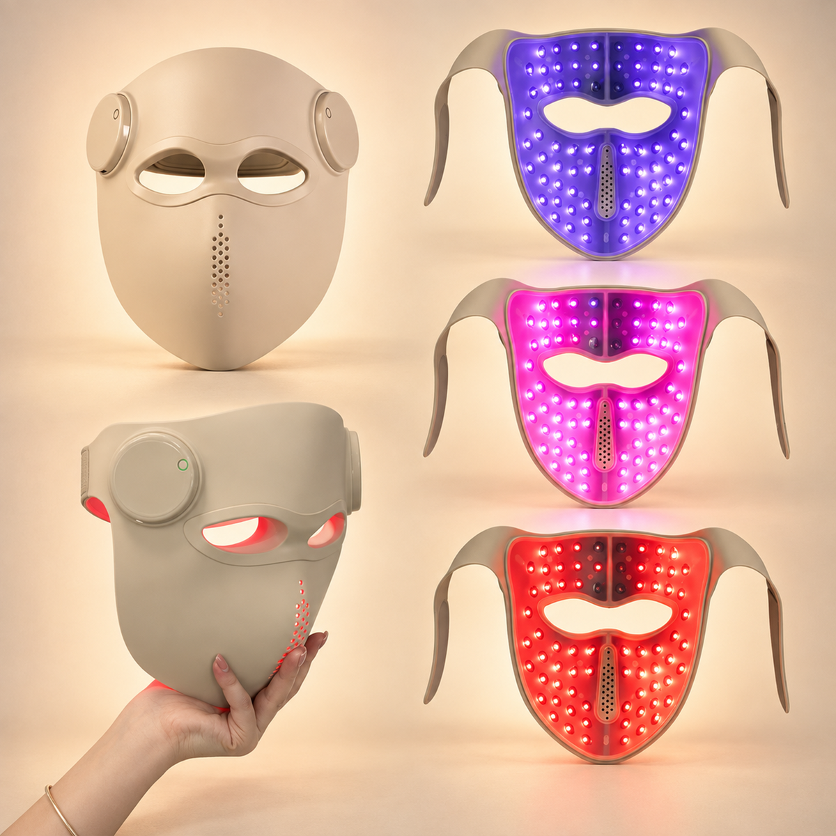 Red Light Therapy Face Mask
